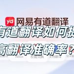 有道翻译如何提高翻译准确率？