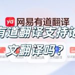 有道翻译支持论文翻译吗？
