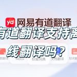 有道翻译支持离线翻译吗？