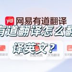 有道翻译怎么翻译英文？