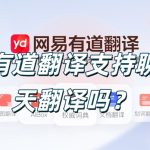 有道翻译支持聊天翻译吗？