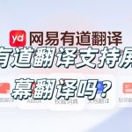 有道翻译支持屏幕翻译吗？